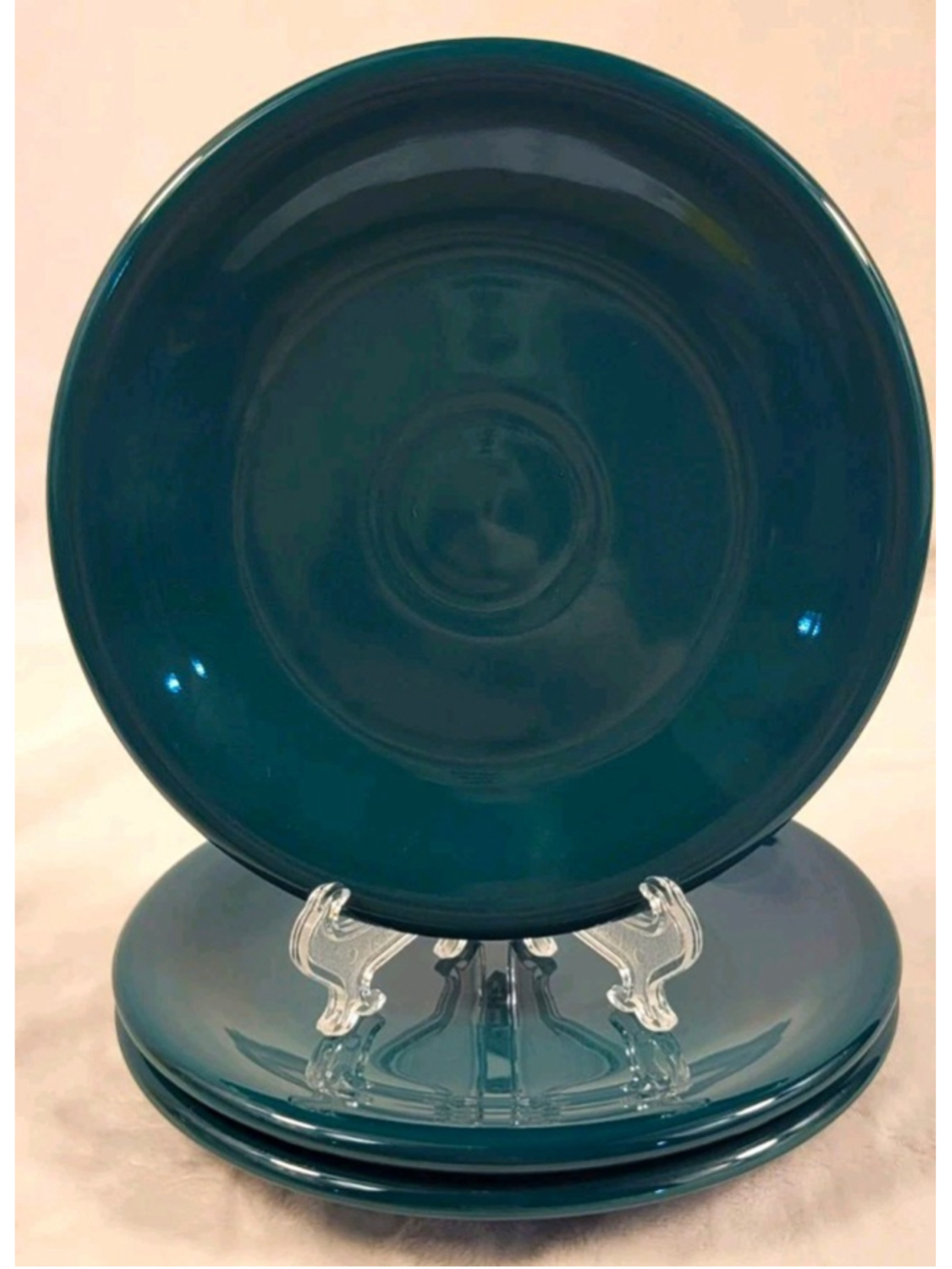 Fiesta Evergreen Appetizer Bread & Butter plate VHTF retired green fiestaware